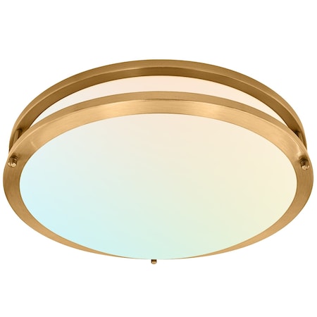 Luxrite 16 Inch LED Flush Mount Ceiling Light 5 CCT Selectable 2700K-5000K 24W 1920LM Dimmable LR23298-1PK